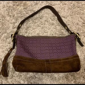 Purple Coach Purse